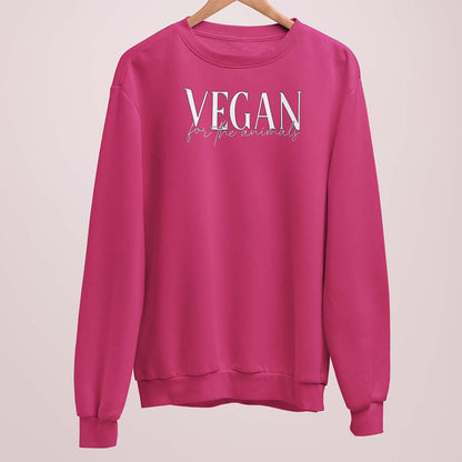 VEGAN FOR THE ANIMALS | DAMEN PREMIUM BIO SWEATSHIRT