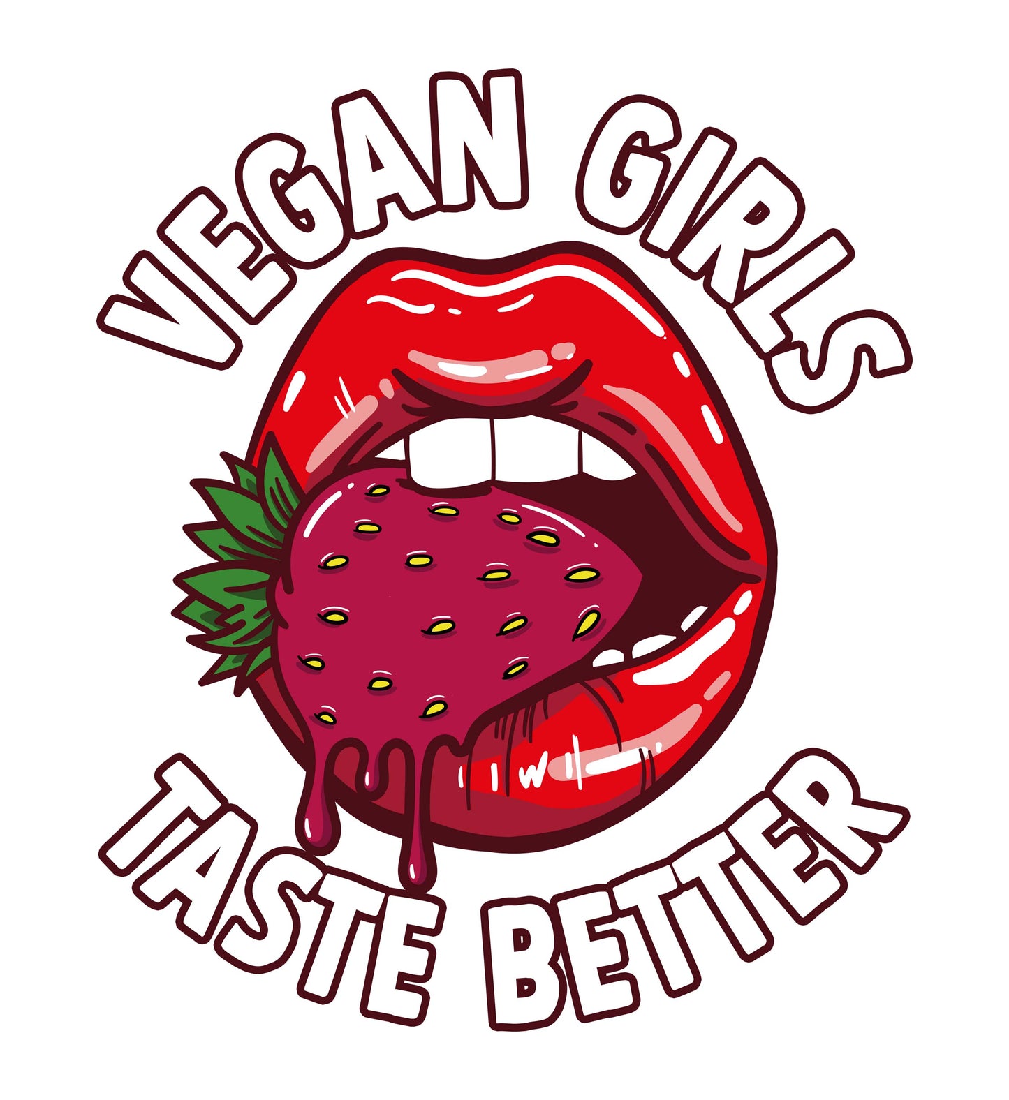 VEGAN GIRLS TASTE BETTER | EDELSTAHL-THERMOFLASCHE