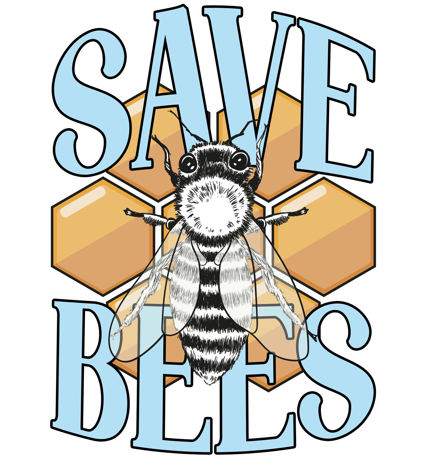 SAVE BEES  | KINDER PREMIUM BIO HOODIE
